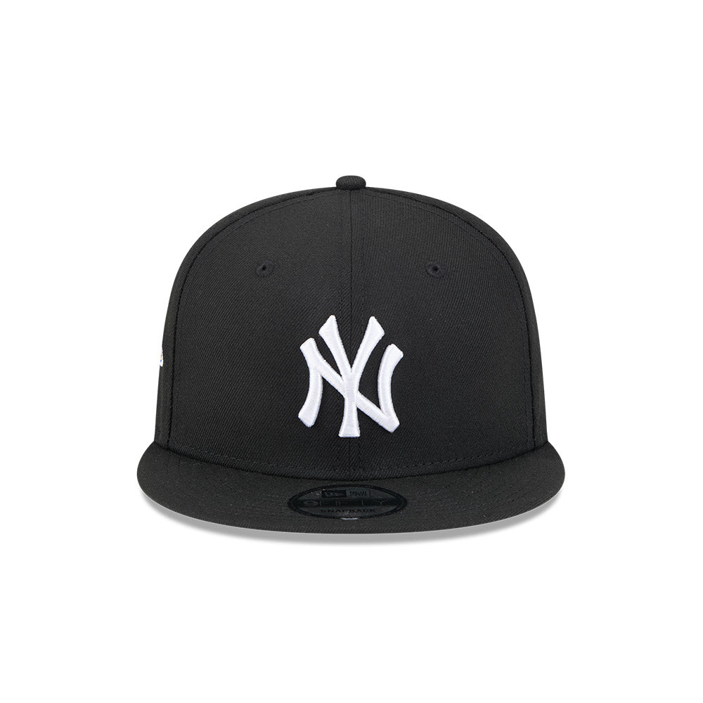 New York Yankees Hat - Black White World Series MLB 9Fifty Baseball Snapback Cap - New Era